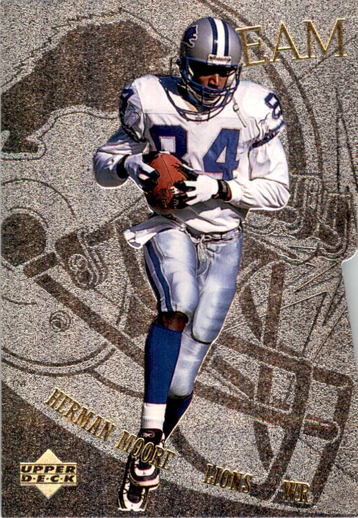 1997 Upper Deck Team Mates Herman Moore Detroit Lions #TM19