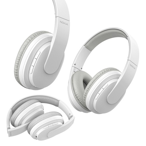 Nokia White Over Ear Wireless Bluetooth Headphones Model No WHP-101 - Picture 15 of 24
