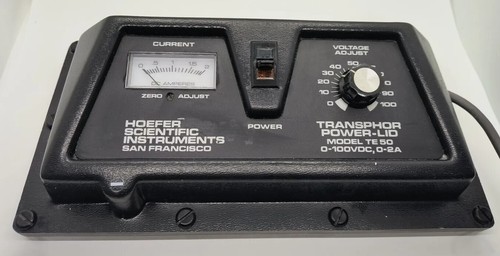 HOEFER SCIENTIFIC INSTRUMENTS TRANSPHOR POWER LID MODEL TE 50 **FOR PARTS/REPAIR - Picture 3 of 11