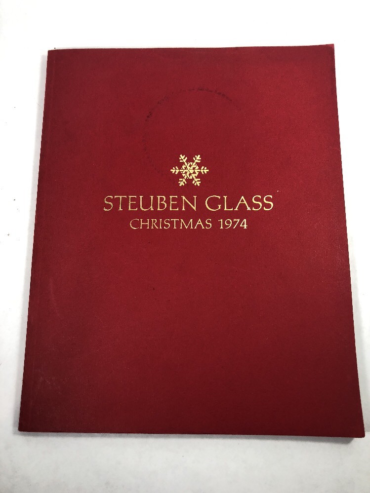 The Art of Steuben Glass Catalogue Christmas 1974 Winter 19741975 Art