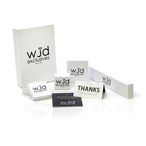 14K Real Yellow Gold 3mm Diamond-Cut Hoop Earrings 1.6" - Picture 4 of 4