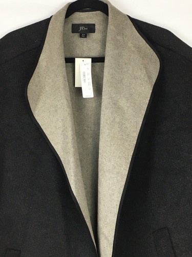 New $298 J Crew Women's Size Small/Medium Double Faced Wool Poncho/Cape *Read - Picture 5 of 10