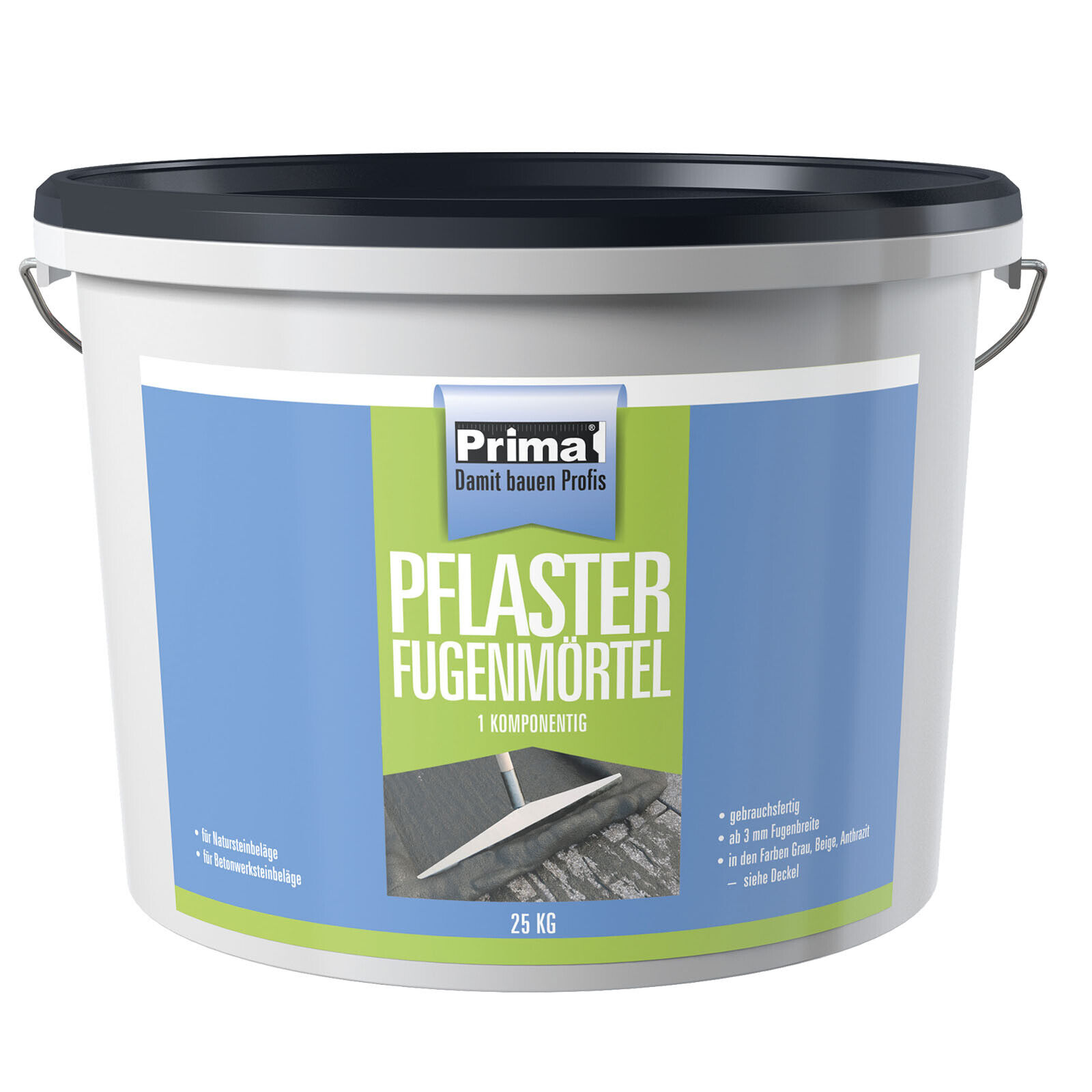 Prima Pflasterfugenmörtel Fugenmörtel 1K Extra wasserdurchlässig 25 kg 