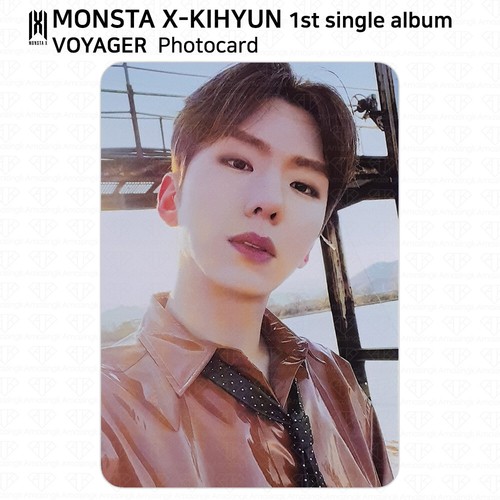 Monsta X Kihyun 1st Single Album Voyager Official Photocard Polaroid Bookmark - Picture 19 of 55