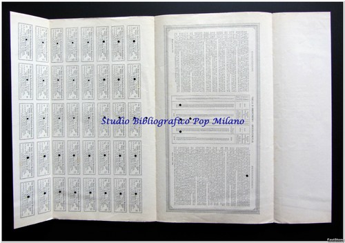 SOC ITALIANA STRADE FERRATE DELLA SICILIA 1889 Titel EINE ANLEIHE Lire 500 - Bild 3 von 3
