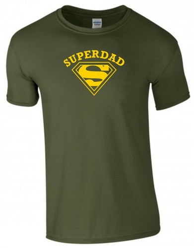 Superdad T-Shirt Superheld Vatertag Papa Papa Papa Geburtstag Geschenk Männer Tee Top - Bild 9 von 10