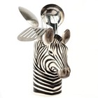 Quail Ceramics Utensil Pot Zebra