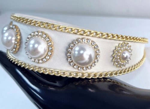 Headband for Bride, Handmade Wedding Hair Accessories for Women flower girl - Picture 3 of 3