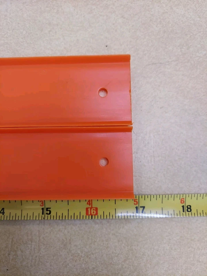 Lot of 9 Hot Wheels Orange Track 17" Long Tracks - Image 4 of 4