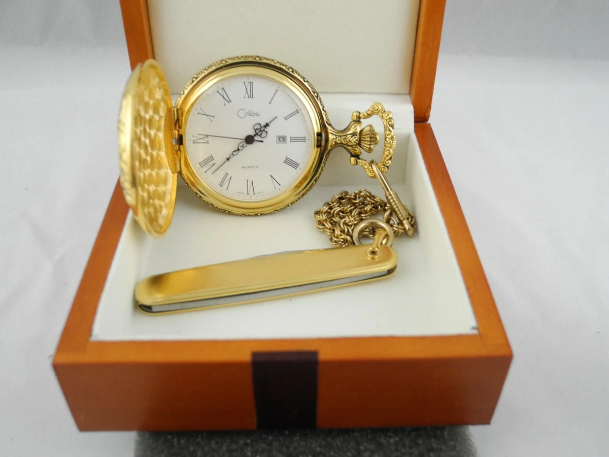 Colibri quartz pocket watch with knife sale