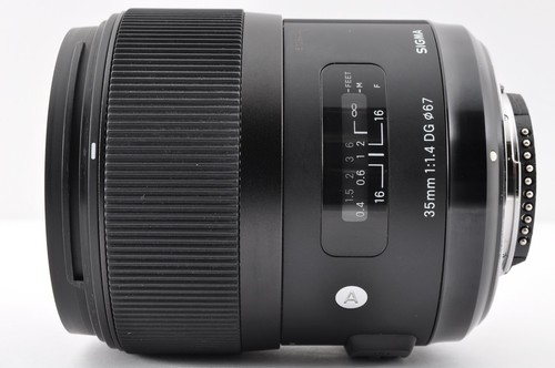 Near Mint Sigma Art 35mm F/1.4 DG HSM Lens For Nikon by DHL from Japan #CA14 - Picture 4 of 17