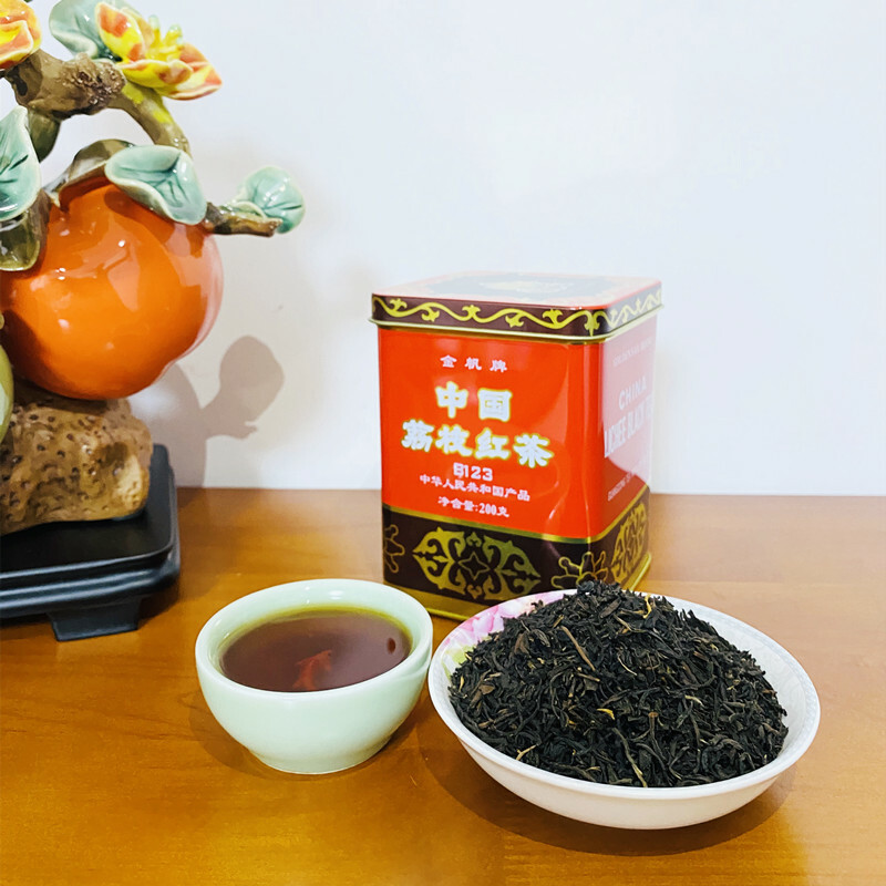 Lichee chino té negro lichi guangdong sabor 200 g lata B123