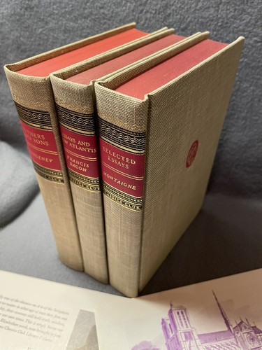 Lot Francis Bacon Michel de Montaigne Ivan Turgenev Classics Club Walter J Black - Imagen 4 de 24