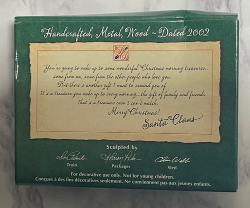 Hallmark Keepsake Ornament Christmas Morning Treasures Set Of 3 Pieces 2002 - Picture 6 of 14