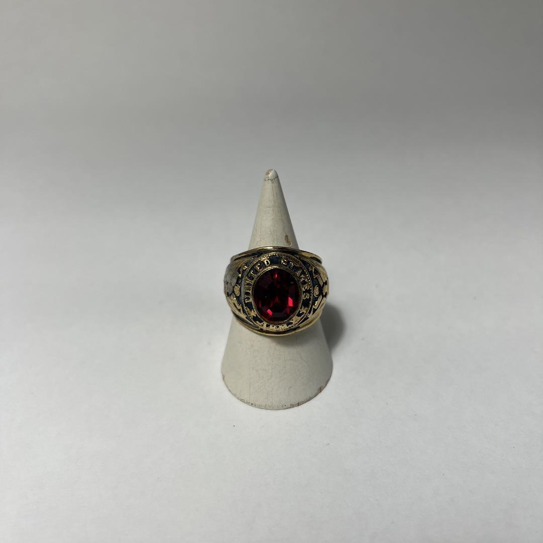Vintage 18K Gold College Ring US Military G.E. ATL Unique Vintage 18K Gold College Ring US Military G.E. ATL Unique
