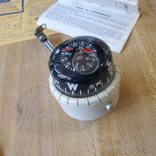 1950s 1960s Vintage Car Accessories Compass Navigator  FORD VW Bus Austin MG - Picture 2 of 9