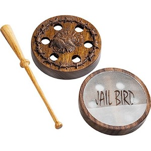 Roost-039-Em-FB0000067-Jail-Bird-Brown-Glass-Hickory-Hunting-Turkey-Striker-Call