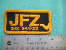 Vintage Jfz Disc Brakes Dealer Service Racing Uniform Patch