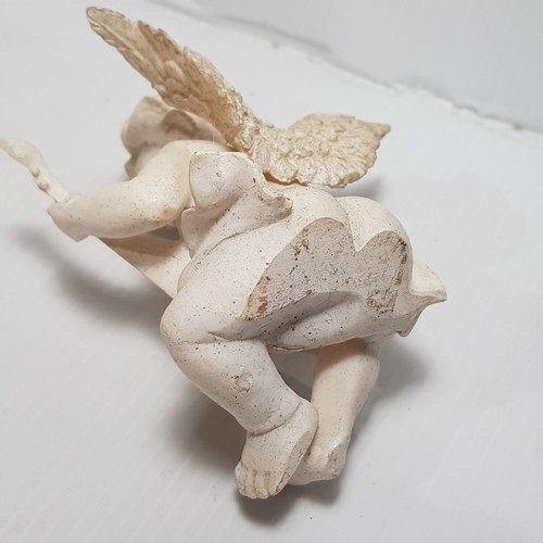 Craft Memorial Statue Collectable Home Ornament Angel Figurine Cherub Wings - Picture 7 of 7