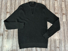 Fendi 100 wool knitwear Girocollo color noir size 48 NWOT