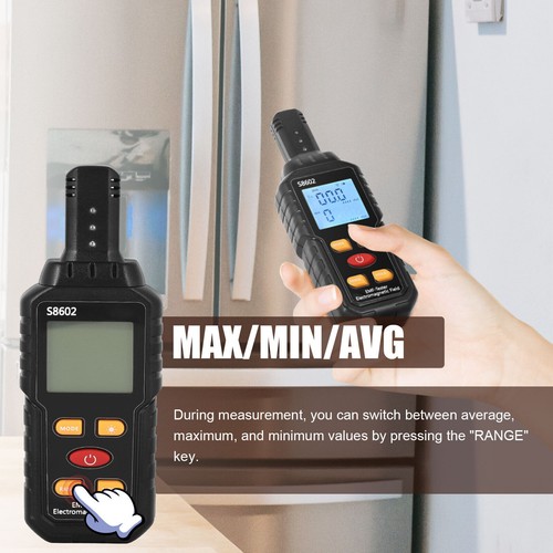 5Hz-3500MHz Radiation Detector Dosimeter EMF Meter Electromagnetic Tester - Picture 8 of 10