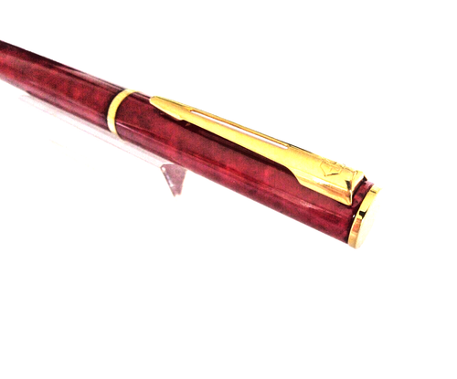 CAPTIVANT ET RAVISSANT STYLO ROLLER BILLE WATERMAN APOSTROPHE ROUGE NEUF Q134 - Imagen 12 de 12