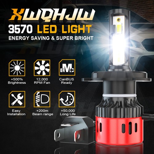 For 2007 Ski Doo Summit 800 LED Headlight Plug & Play High/Low WARRANTY 8500 LUM - Bild 9 von 24