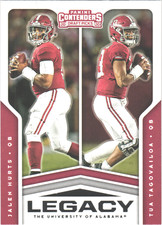 2020 Panini contenders draft picks Legacy Hurts/Tagovailoa