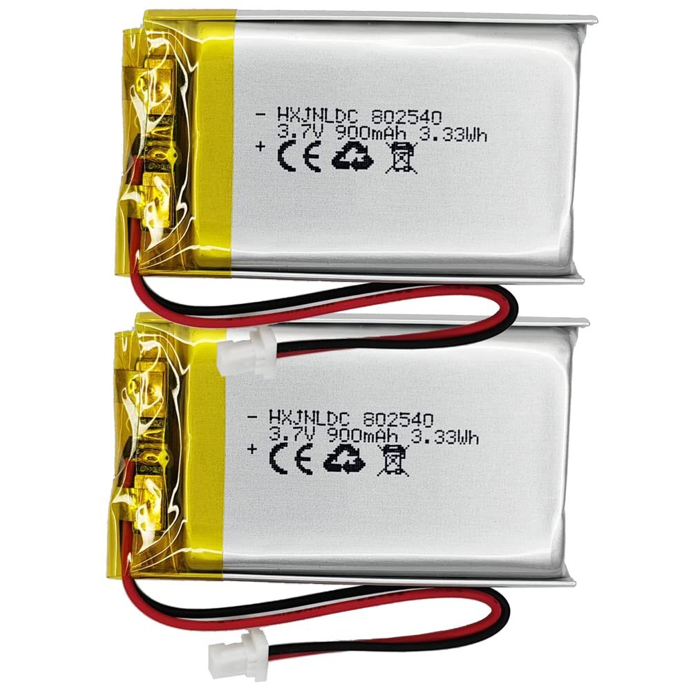 802540 Batteria al litio 3.7v 900mAh per Sena 10S Sena 10S-01 Sena 20s (t9T)