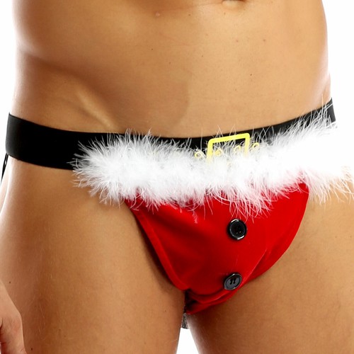 Ropa interior para hombre Navidad Papá Noel Tanga Tanga T-Back Calzoncillos Calzoncillos - Imagen 12 de 60