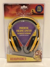 Headphones For Kids Lion King Adjustable Stereo Tangle-Free 3.5mm Jack Wire