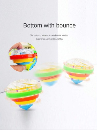 Kids Toy Luminous Spinning top Toy With Light For Kids Birthday Gift For Girls - Picture 5 of 9