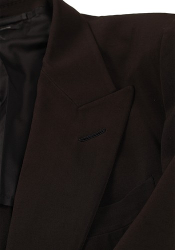 TOM FORD Cooper Brown Double Breasted Sport Coat Size 46 / 36R U.S. Jacket Bl... - Picture 5 of 7