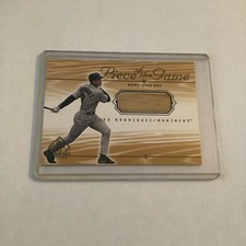 F100743  2001 SP Game Bat Edition Piece of the Game #AR Alex Rodriguez