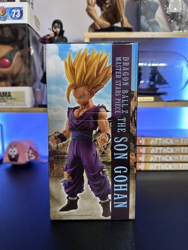 Dragon Ball Z Masters Stars Piece The Son Gohan Figura Bandai Banpresto US STOCK - Foto 9 di 15