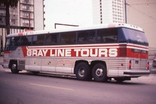Original Bus Slide Charter Gray Line Tours #4724 Gold Eagle 1981 #20