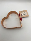 Large Wilton Solid Copper Cookie Cutter 5.5” Heart~ Valentines Day