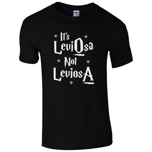 T-Shirt It's LeviOsa Not LeviosA - lustig Harry Wizard Geek Kinder Herren Geschenk Top - Bild 3 von 6