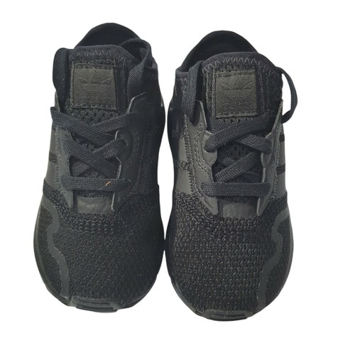 Adidas Baby Swift Run Shoes Size US 6K (12.8cm) UK 5.5K Black Runners - Picture 5 of 12