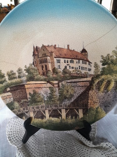 Villeroy And Boch 12 1/2 Inch Nurnberg Schlofs Mettlach Dec 128 Some Damage See - Picture 1 of 9