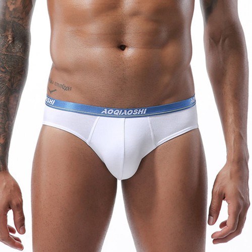 Mens Panties Letter Low Waist 3D U Convex Close Fit Modal Briefs Underpants Sexy - Picture 18 of 25