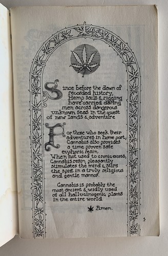 RARE 1970's Grow Yer Own Stone Sumach Firefly Cannabis Hashish Marijuana - Picture 2 of 3