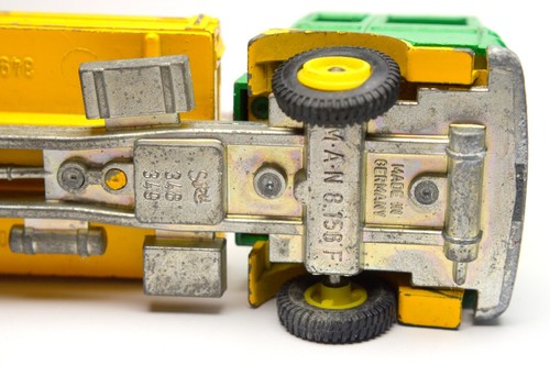 VINTAGE GERMANY SIKU 348 349 MAN 8.156 F TRUCK LORRY LOAD CRANE - Picture 10 of 10