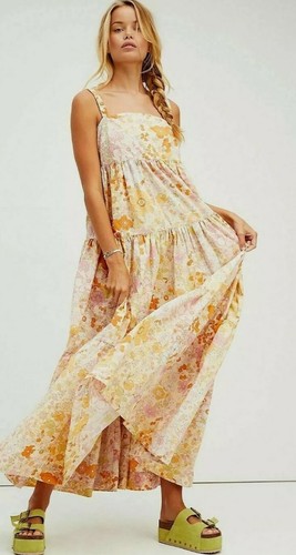 New FREE PEOPLE Large FLORAL PARK SLOPE 