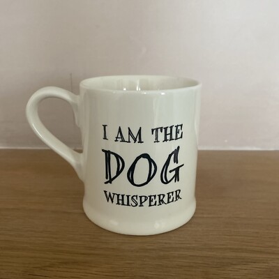 Süßer William London Steingut Becher I am the dog flüsterer Tee Kaffeetasse