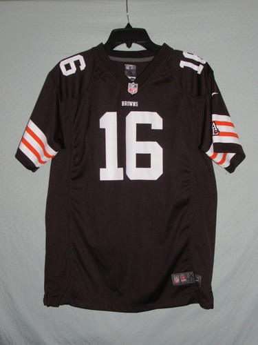 Nike NFL On Field Cleveland Browns Josh Cribbs Youth Jersey XL Please READ
