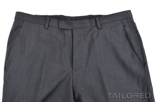 HUGO BOSS Current Gray Tic 100% Wool Jacket Pants SUIT Mens - 38 R - Picture 8 of 10