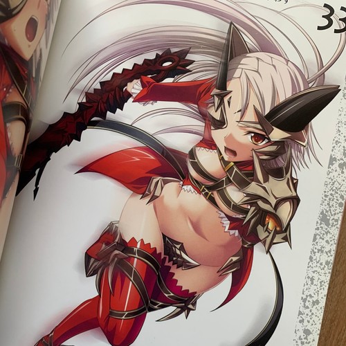 Queen's Blade Aldra Queen of Demons Action Visual Illustration Book with Card - Picture 11 of 24