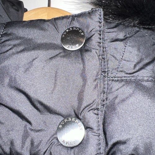 Genuine Burberry Winter Jacket Size M Fab Condition 100% goose down Blue Fox - Picture 4 of 19
