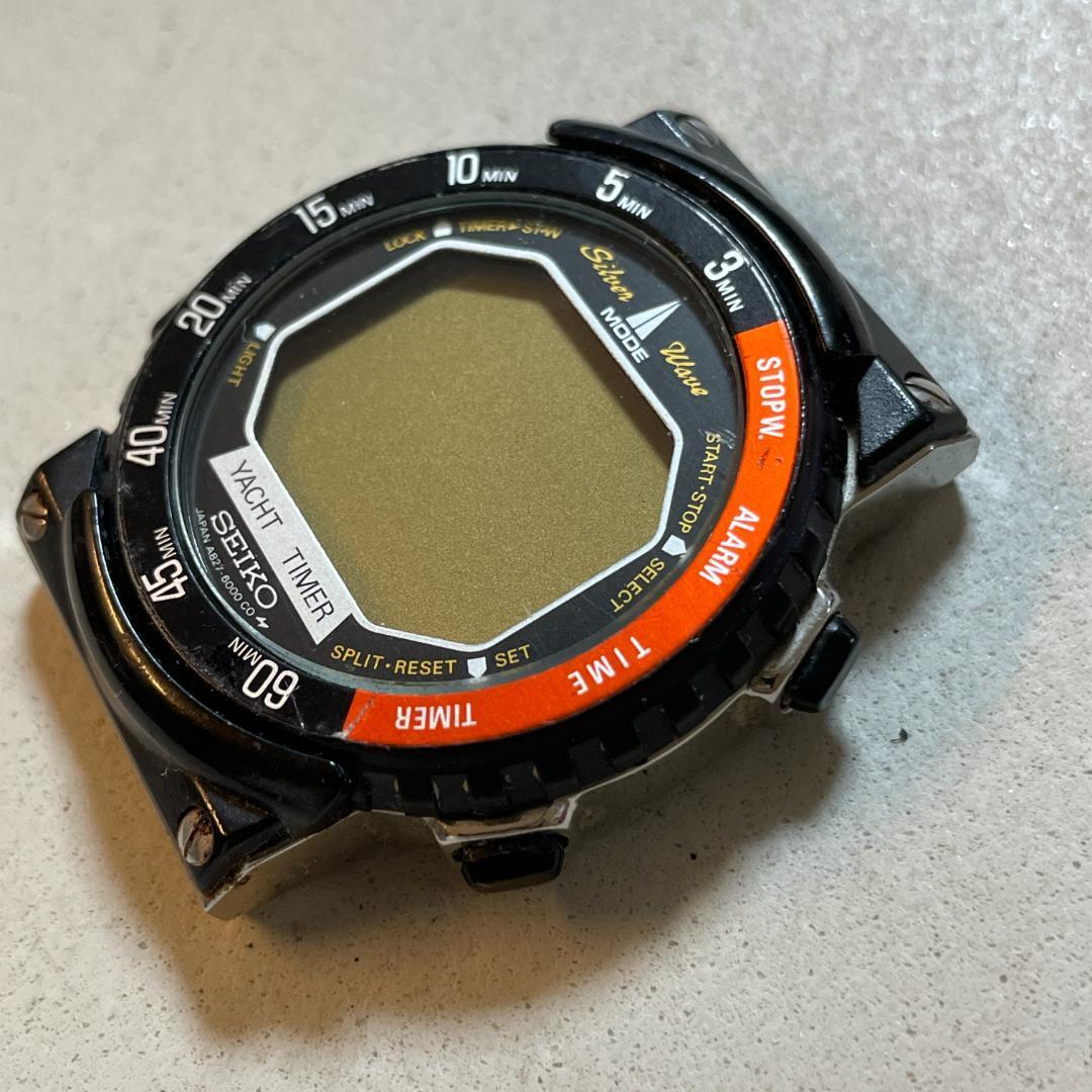 Seiko Watch Yacht Timer Silver Wave A827-6000 Fudo | eBay